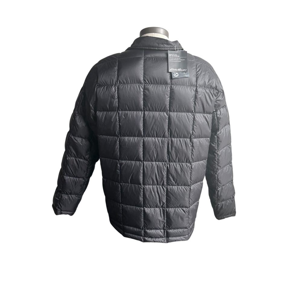 Eddie Bauer Cirrus Lite Shirt Jacket Men’s L Black Down Lightweight Quilted NWT - Picture 4 of 8